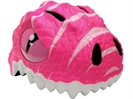 Crazy Safety Pink Dragon LED lampa 49-55 cm | rosa drage sykkelhjelm